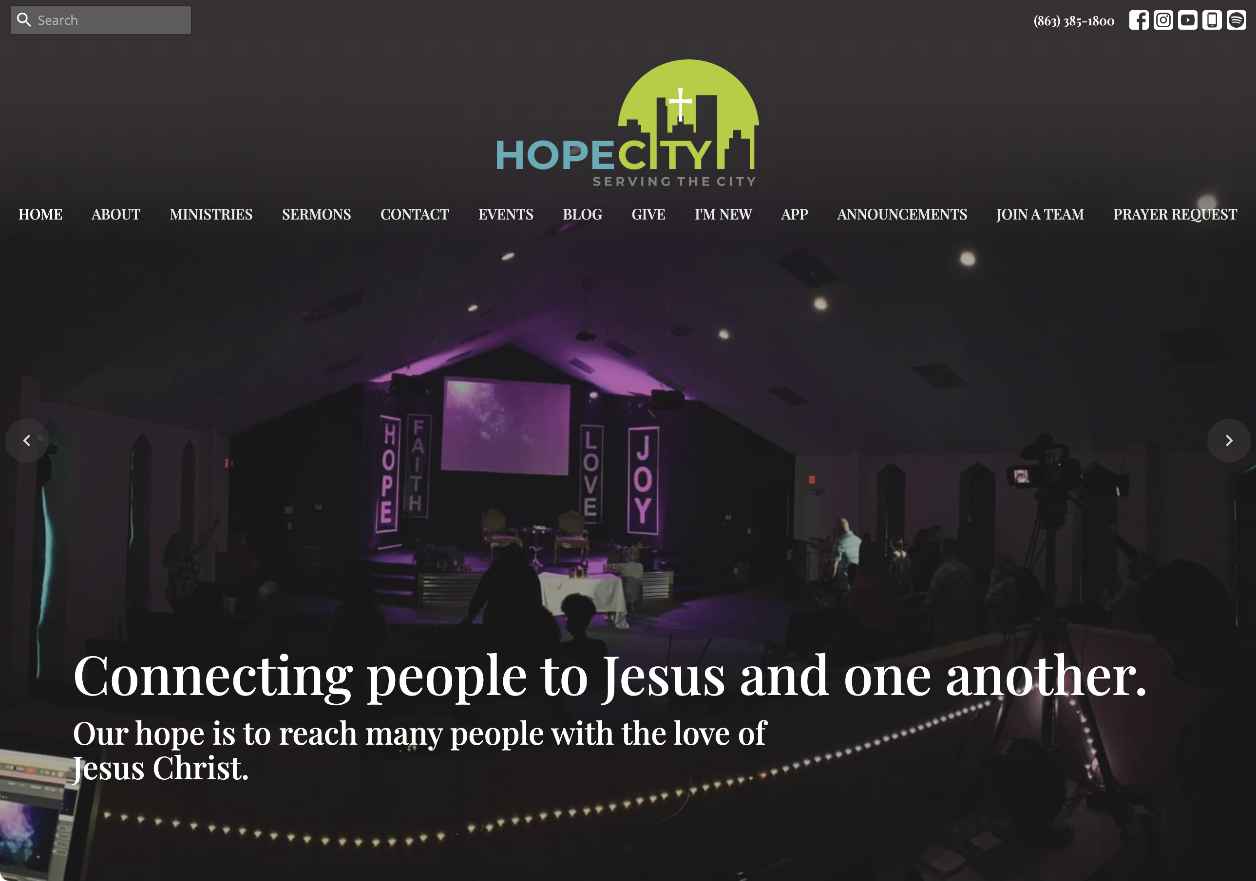 Hope City Highlands Website