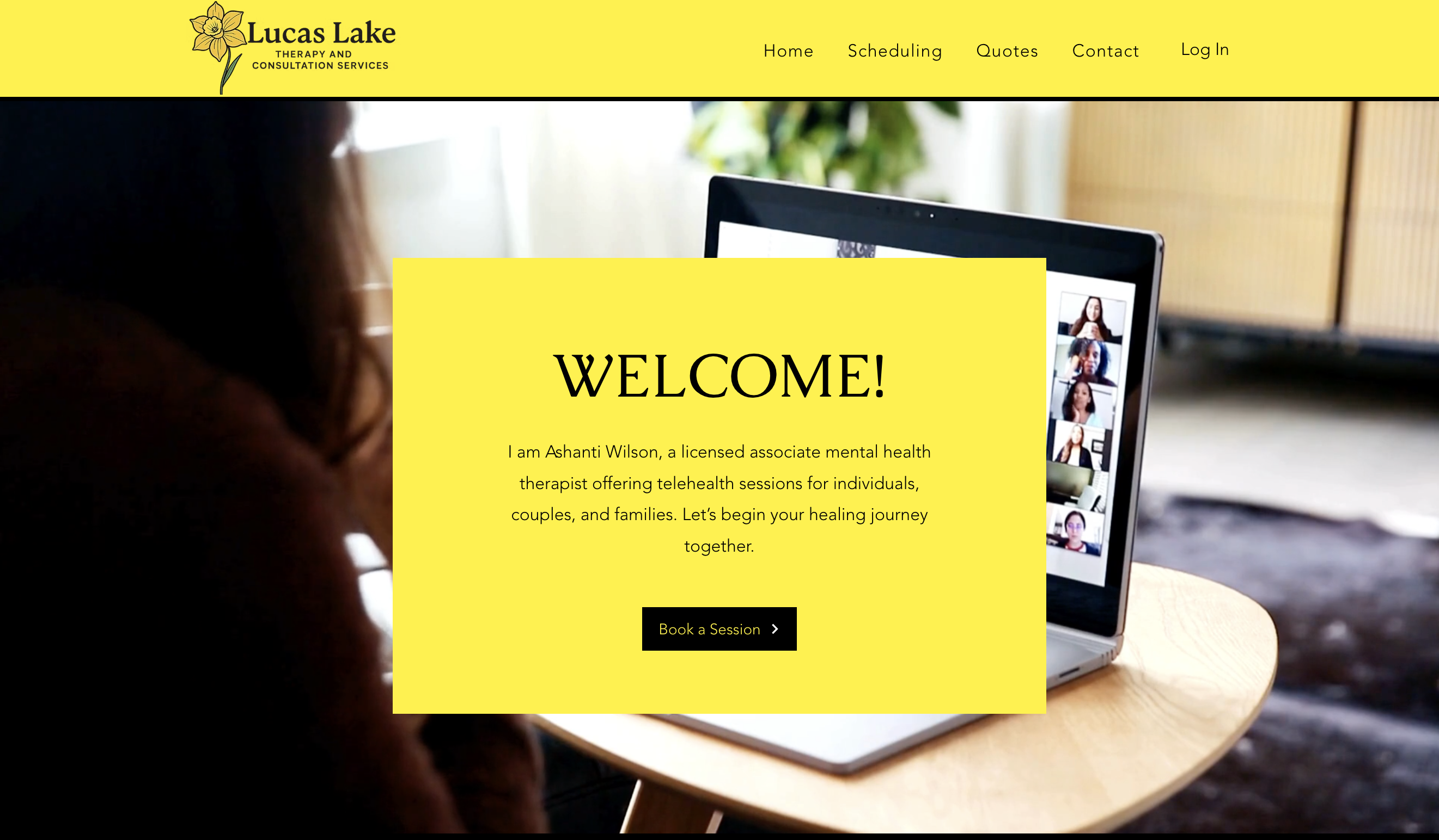 Lucas Lake Therapy Website